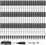 OASIDOS Dry Erase Markers Fine Tip - 72 Pack Fine Point Thin Black Dry Erase Markers Bulk, Low Odor Whiteboard Markers for Office Classroom School White Board