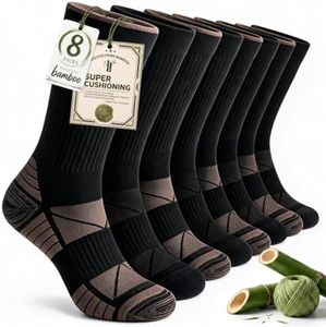Salilas Mens Socks Bamboo Viscose, Running Athletic, Crew
