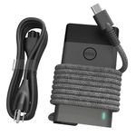 New Slim 65W USB C Laptop Charger for HP Spectre X360, HP Computer EliteBook X360, Envy X360, HP Chromebook Charger, Elite X2, Zbook, ProBook, Replacement Type C AC Adapter Travel Power Cord