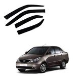 ROYALTECH Premium Non-Breakable Car Window Door Visor/Rain Guard/Wind Deflector Compatible for (Indigo)