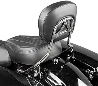 Mofun Street Glide Sissy Bar Passenger Detachable Backrest Compatible with Harley Touring Road Glide Road King Electra Glide 2009-2024 Chrome