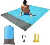 Vidhi Sales Beach Blankets | Picnic Blankets | Picnic Mat Beach Mat | Sand Free Waterproof Family Picnic Pad Pocket Fast Drying Oversize Portable Soft Lightweight