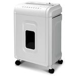 Aurora AU1262XA Anti-Jam 12-Sheet Crosscut Paper and CD/Credit Card Shredder, White/Gray