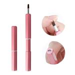 Liasun Pink: Exquisite Professional Lip Brush Applicators-Retractable Lipstick Brushes- Lipstick Gloss Makeup Brush Tool For Women And Girls (Pink)