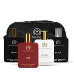 The Man Company Premium Perfume Gift Set for Man 4 X 50ml with a Travel Bag - A Gentleman's Choice | Luxury Long-Lasting Fragrance For Man | Anniversary fragrance | Valentine Gift For Boyfriend | For Party, Outing, Office & Date
