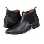 Tommy Hilfiger Men's Sesame Chelsea Boot, Black 001, 9