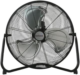 Hurricane Pro 20" High Velocity Metal Floor Fan – Powerful 5300 CFM Airflow, Adjustable Tilt, Heavy-Duty Construction for Home, Gym, Garage, Workshop