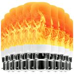 Qelus Flame Light Bulb,LED Flame Effect Light Bulbs,5W B22 Flickering Light Bulb with 3 Modes Retro Indoor Outdoor Decorationrative Lights for Home Party Decoration (10 Pcs)