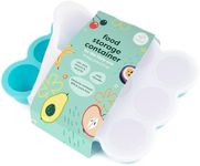 chuckle - XL 12 X 75 ml Boîtes De Conservation Pour Aliments Pour Bébés Avec Couvercle - Silicone De Qualité Alimentaire - Aliments Pour Bébés Faits Maison, Légumes, Glaçons, Purées De Fruits