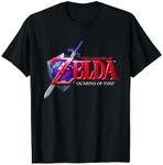 Nintendo Zelda Ocarina of Time Classic Logo Graphic T-Shirt T-Shirt