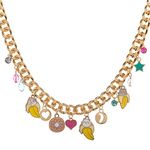Bananya Chunky Charm Choker Necklace