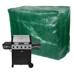 Parkland® Large BBQ Cover Outdoor Durable Waterproof Barbecue Covers Garden Patio Grill Gas Rain Protector - L155cm x W61cm x H97cm