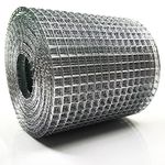 C&Xanadu 100mm X 6m Wire Mesh Roll,Rodent Proofing Metal Mesh Galvanised,Welded Steel Mesh Panels Stop & Prevent Rat & Mouse Access