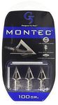 G 5 Outdoors Montec 100 Grain 1-1/16" Cut Broadheads (3 Pack)