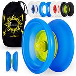 Henrys COBRA YoYo - Professional Yo-Yo Set + Instructional Book of Tricks + Travel Bag! (Ice / Red)