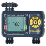 Melnor 63100 2-Outlet Digital Hose Timer for Outdoor Garden