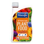 Phostrogen All Purpose Liquid Plant Food, 1L - Plant and Edibles Fertiliser Feed - for Promoting Healthy Growth - Improves Drought Resistance - Plant Nutrition - Indoor and Garden Use, Orange