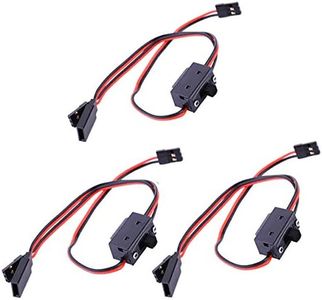 3 Pack ShareGoo JR Futaba Style 3 Way Power On Off Switchs RC Switch Receiver for RC Car Truck Airplane Helicopter,11.8"