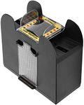 Ejoyous Automatic Card Shuffler Machine, 6 Deck Poker Electronic Mixing Card Shuffler Automatic Battery Powered Playing Card Shuffler Machine for Home Card Games