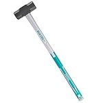 TOTAL 10LB 35 Inch Sledge Hammer, with Heavy Duty Construction Fiberglass Handle Professional Hammer