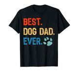 Vintage Dog Dad Shirt Cool Father's Day Gift Retro T Shirt T-Shirt