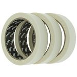 Coral 71300 Essentials Masking Tape for Paint Craft Trade and DIY 1 inch 25M roll 3 Piece Pack Set