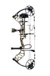 Bear Legit Maxx Ready to Hunt Compound Archery Bow, 70lb. Draw Weight, Right Hand, Mossy Oak Bottomland/Black