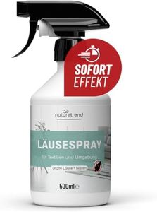 naturetrend Läusespray für Textilien, Umgebungsspray 500ml - Läuse Abwehrspray mit Sofort- & Langzeitschutz, Mittel gegen Läuse & Nissen für die Umgebung