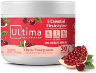 Ultima Replenisher Electrolyte Powder, Cherry Pomegranate, 30 Serving Canister - Sugar Free, 0 Calories, 0 Carbs - Gluten-Free, Keto, Non-GMO with Magnesium, Potassium, Calcium