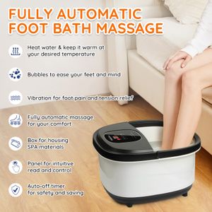 Mia&coco Foot Spa Massager – Heated Water Bath with Bubbles