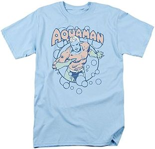Burbujas CC Mens Camisa Manga Corta (luz Azul, Grande)