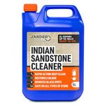 Jarder Indian Sandstone Cleaner 5L – Removes Dirt, Grime, Algae, Mould, and Black Spots, Restores Colour, Safe on All Stone Types