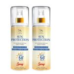 TNW-THE NATURAL WASH Sunscreen SPF 50 Spray | With SPF 50 & PA+++ (Pack of 2)