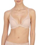 Natori Women's Feathers Luxe Contour Underwire Bra, Light Mocha, 34B