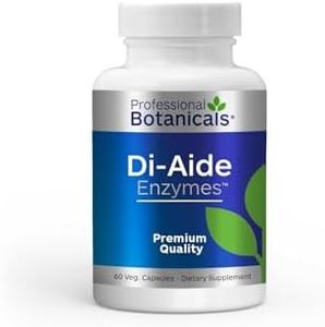 Professional Botanicals DI-AIDE Enzymes Advanced Digestive Support, Relieves Bloating & Indigestion, Natural Ingredients, Vegan & Non-GMO – 120 Capsules