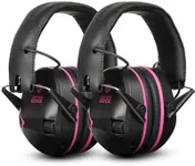 TradeSmart TacticalEdge NRR 24 Electronic Earmuffs – Active Shooting Ear Protection with 5x Amplification & Slim Design