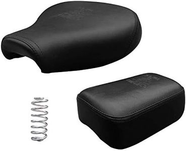 AllExtreme Motorcycle Seat Cover PU Leather Anti Skid Split Water-Resistant Bike Cushion Compatible with Classic 350 & 500cc (Black, Model-7)