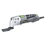 Genesis GMT25T 2.5 Amp Variable Speed Multi-Purpose Oscillating Tool with 3” Delta Sanding Pad,(12) Sanding Triangles,Rigid Scraper Blade,Bi-metal Flush Cut Blade,Segmented Saw Blade, Accessory case