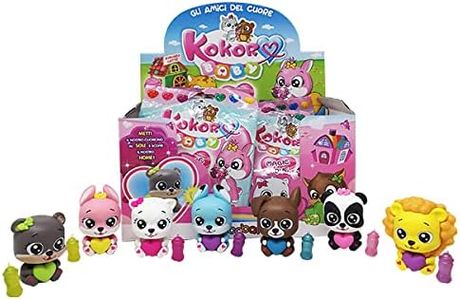 Sbabam Kokoro Baby, Giochi per Bambini, Giochi per Bambini da Edicola, Pack 4 Pezzi, Giocattoli Bambini per Idee Regalo, dai 3 Anni