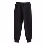 Smivibe Boys Girls School Jog Pants Kids Sports PE Joggers Trousers Jogging Tracksuit Bottoms Black 9-10 Years