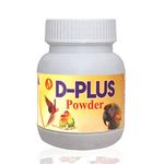 Pet Care International (PCI) D-Plus Powder to Help Calcium Absorption and Immunity for Healthy Bird, Healthcare (100grm)