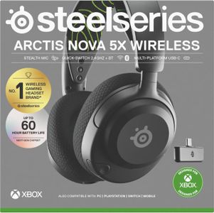 SteelSeries Arctis Nova 5X Wireless Gaming Headset for Xbox
