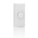 Byron 7730 Wired Illuminated Bell Push, White, 2 Wire