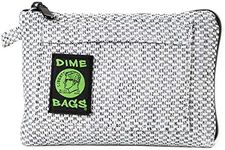 Padded Pouch - Soft Interior with Secure Heavy-Duty Zipper (8-Inch) (Silver)