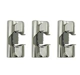 Set of 3 Add On Soft Close Cabinet Hinge Adaptor 110° Cupboard Door Click Slide for Lama Salice Hinges