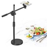 Hivexagon Adjustable Phone Stand,Live Streaming Phone Desktop Stand,Adjustable Height and Angle with Stable Round Base,Perfect for Product Live Streaming Shop(36-52CM)