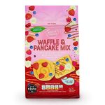 Award-Winning Luxury Waffle & Pancake Mix - 1kg Resealable Bag - just add Water to Make Perfect Belgian Style Waffles and American Buttermilk Pancakes