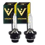 D2R HID Bulb Xenon White Car HID Conversion Kit for Headlight Fog Driving Light High Low Beam, Pack of 2