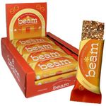 Beam Free From Healthy Snacks - Nut, Dairy, Gluten Free Seed Breakfast Bars, High Fibre Snacks - Free of the Top 14 Allergens - Pineapple x12