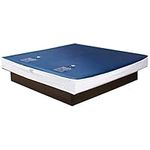 2x Premium Comfort Dual Waterbed mattresses for tapered foam frames incl. thermal barrier and safety liner - dual/twin waterbed set – motion reduction 50% - suitable for bed size: 6’6’’ x 7’3’’